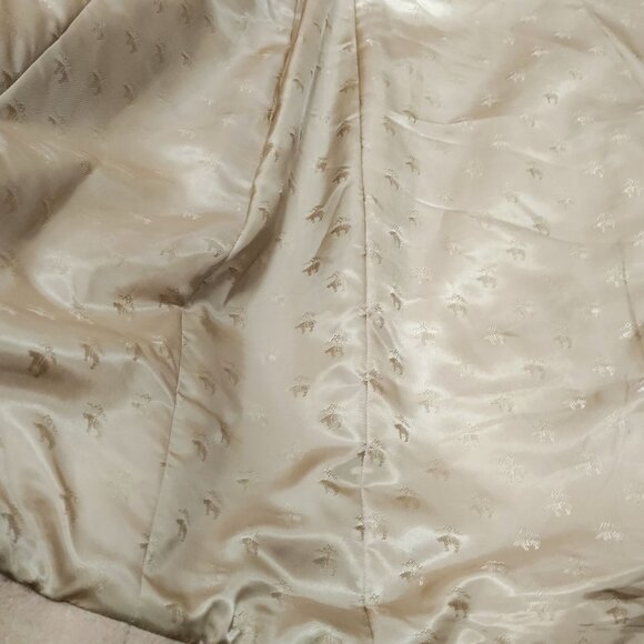 Brooks Brothers Wool Blend Camel Colored Fully Lined Long Overcoat Size 2 - Picture 8 of 15